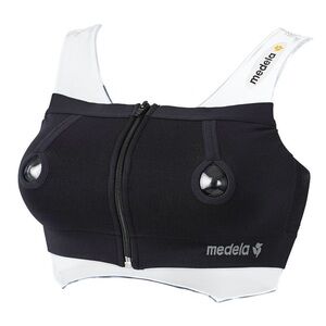 Medela Easy Expression Hands Free Pumping Bra - Black - Small